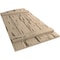 Ekena Millwork Pecky Cypress 4 Board Joined Board-n-Batten w/Elliptical Top Faux Wood Shutters, 22"W x 30"H SHUBJL22X30PCPR - alternate 2